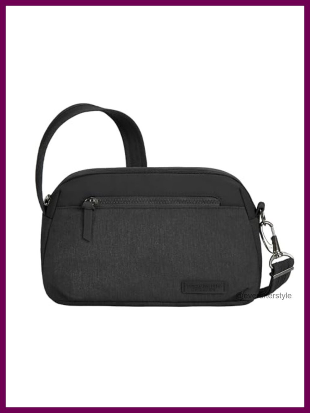 Anti-Theft Metro Dome Crossbody RFID Blocking Travel Bag